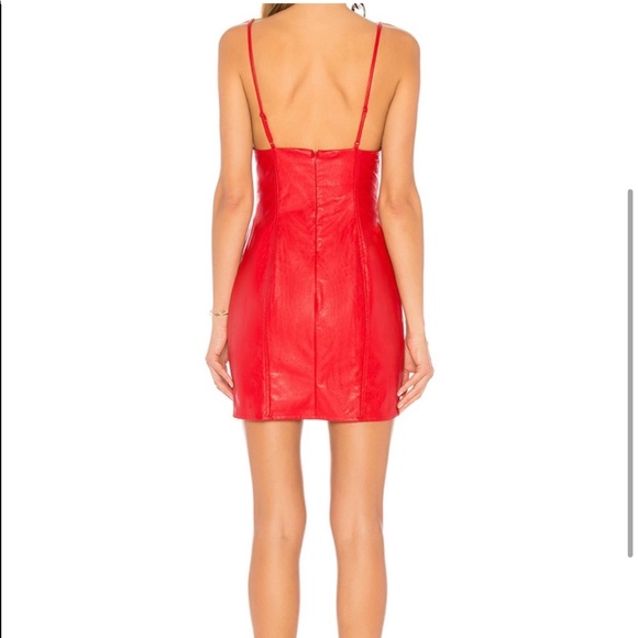 Revolve Becca Leather Dress - Picture 3 of 3
